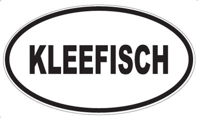 KLEEFISCH - Oval Magnet