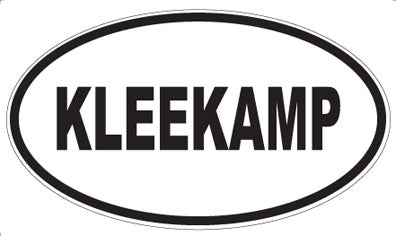KLEEKAMP - Oval Magnet