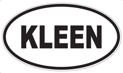 KLEEN - Oval Magnet
