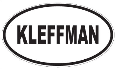 KLEFFMAN - Oval Magnet