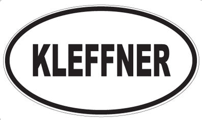 KLEFFNER - Oval Magnet