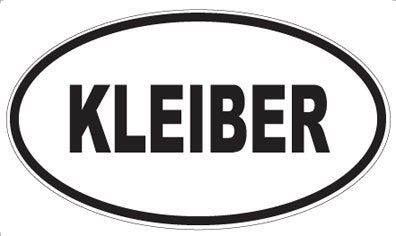 KLEIBER - Oval Magnet