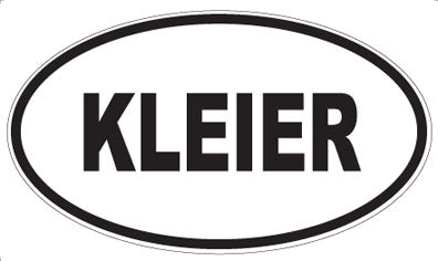 KLEIER - Oval Magnet