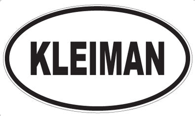 KLEIMAN - Oval Magnet