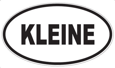 KLEINE - Oval Magnet