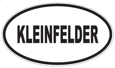 KLEINFELDER - Oval Magnet