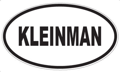 KLEINMAN - Oval Magnet