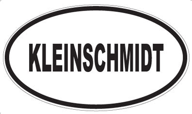 KLEINSCHMIDT - Oval Magnet