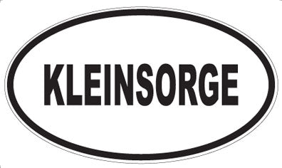 KLEINSORGE - Oval Magnet