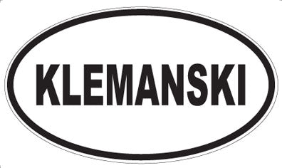KLEMANSKI - Oval Magnet
