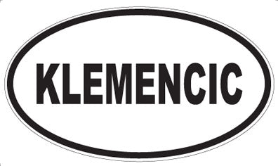 KLEMENCIC - Oval Magnet