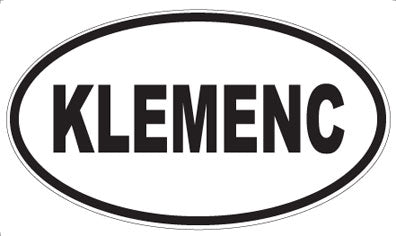 KLEMENC - Oval Magnet