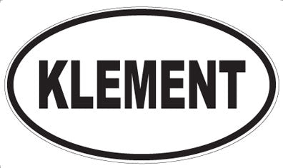 KLEMENT - Oval Magnet