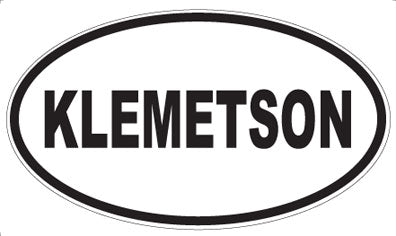 KLEMETSON - Oval Magnet