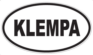 KLEMPA - Oval Magnet