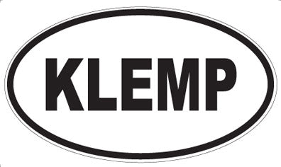 KLEMP - Oval Magnet