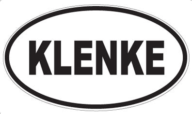 KLENKE - Oval Magnet