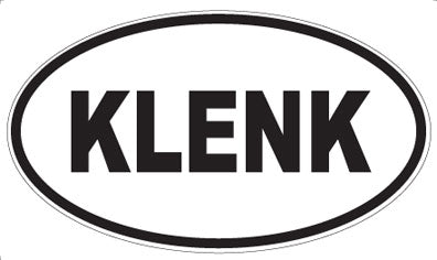 KLENK - Oval Magnet