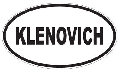 KLENOVICH - Oval Magnet