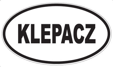 KLEPACZ - Oval Magnet