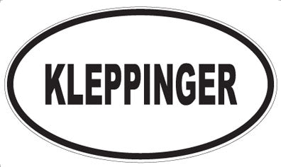KLEPPINGER - Oval Magnet