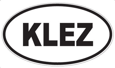 KLEZ - Oval Magnet