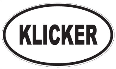 KLICKER - Oval Magnet