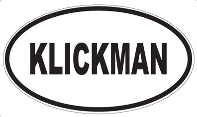 KLICKMAN - Oval Magnet