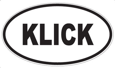 KLICK - Oval Magnet