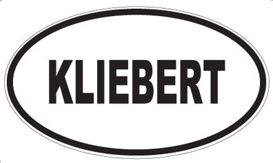 KLIEBERT - Oval Magnet