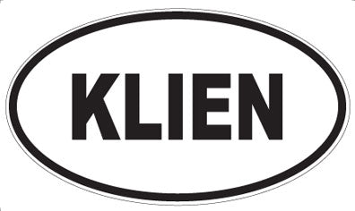 KLIEN - Oval Magnet
