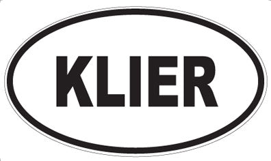 KLIER - Oval Magnet