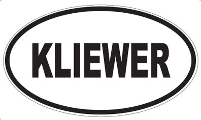 KLIEWER - Oval Magnet
