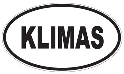 KLIMAS - Oval Magnet
