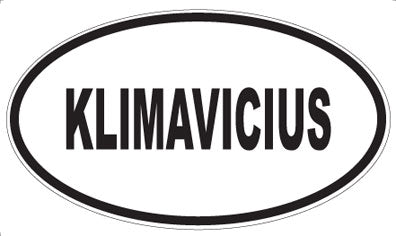 KLIMAVICIUS - Oval Magnet