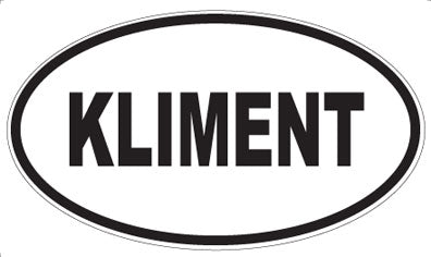 KLIMENT - Oval Magnet