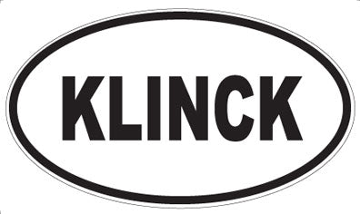 KLINCK - Oval Magnet