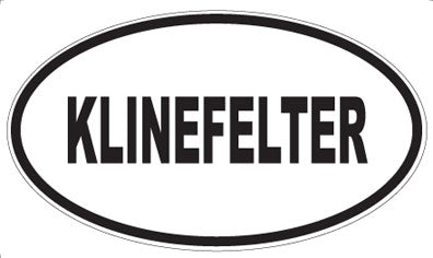 KLINEFELTER - Oval Magnet