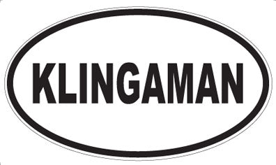 KLINGAMAN - Oval Magnet