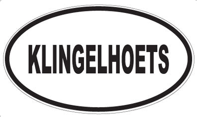 KLINGELHOETS - Oval Magnet
