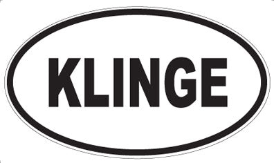 KLINGE - Oval Magnet