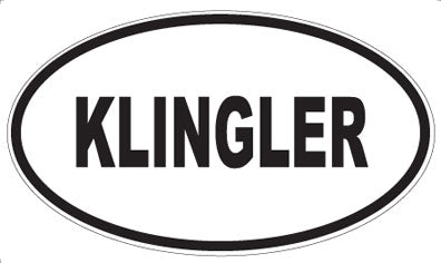 KLINGLER - Oval Magnet