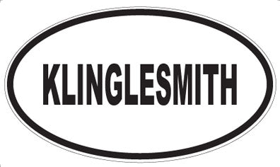KLINGLESMITH - Oval Magnet