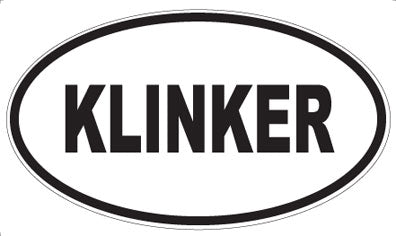 KLINKER - Oval Magnet