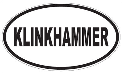 KLINKHAMMER - Oval Magnet