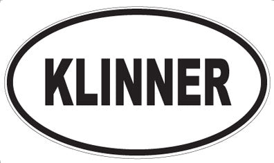 KLINNER - Oval Magnet