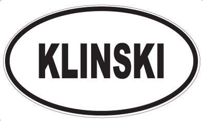 KLINSKI - Oval Magnet