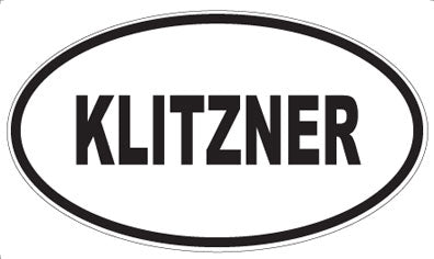 KLITZNER - Oval Magnet