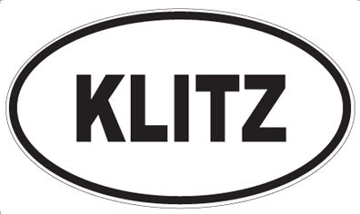 KLITZ - Oval Magnet