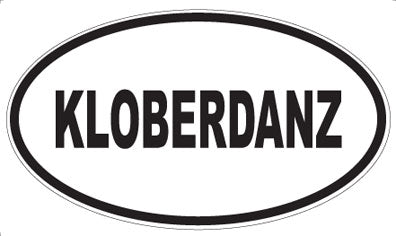 KLOBERDANZ - Oval Magnet